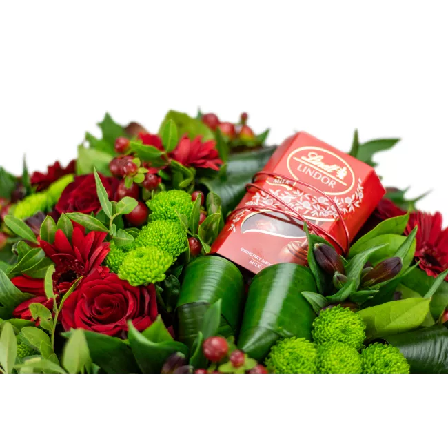 Kytice červených květů